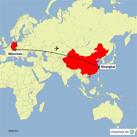 flugzeit china deutschland.